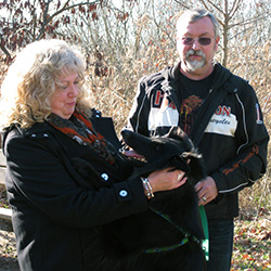 Warren and Sherry Walker with Rainy, New Columbia, PA